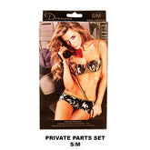Disfraz Private Parts Set Baci S/M - Cake Sex Shop 2